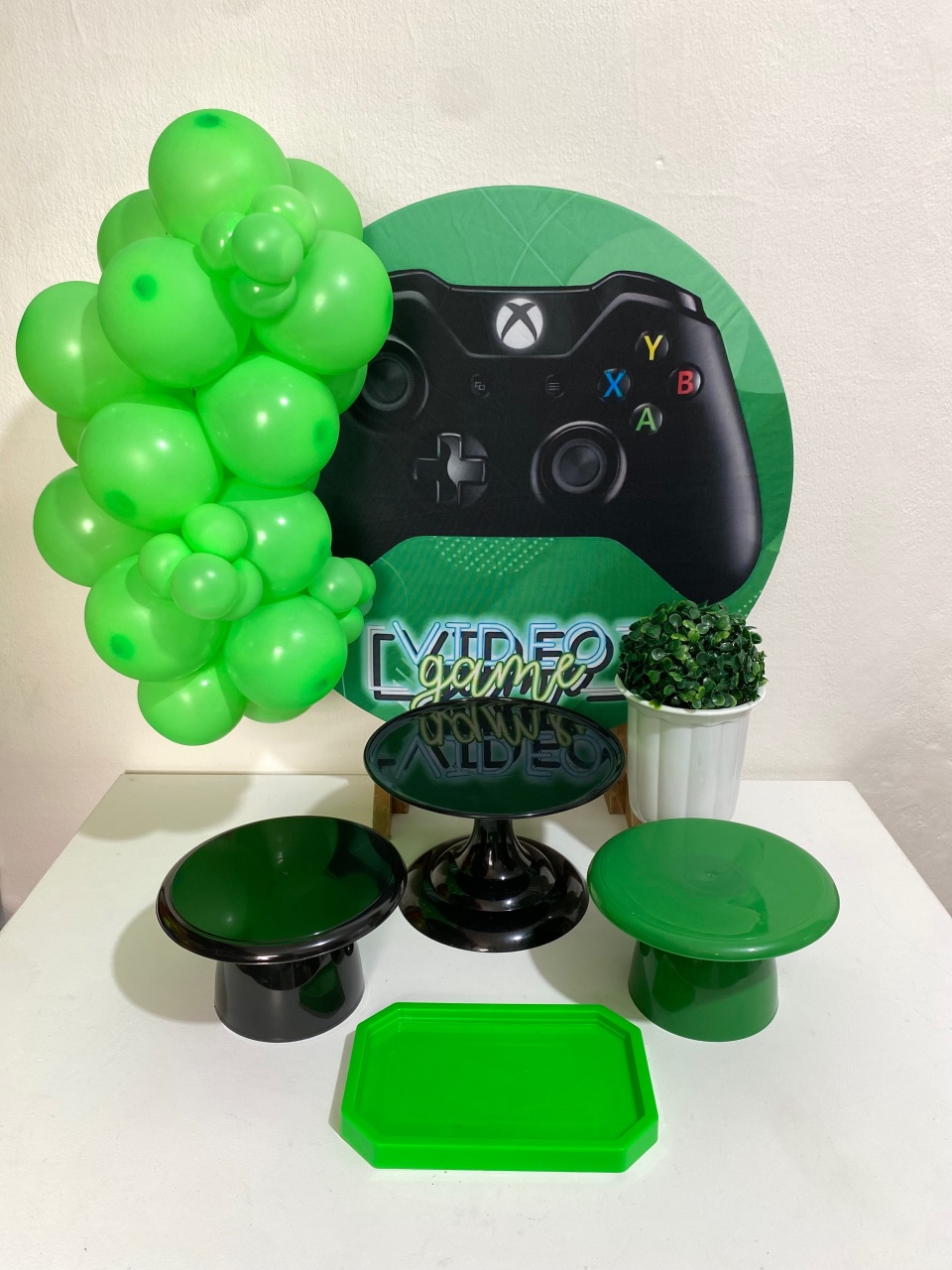 Kit 2 Só Um Bolinho Gamer Xbox - Criativo amor Festas e Personalizados 