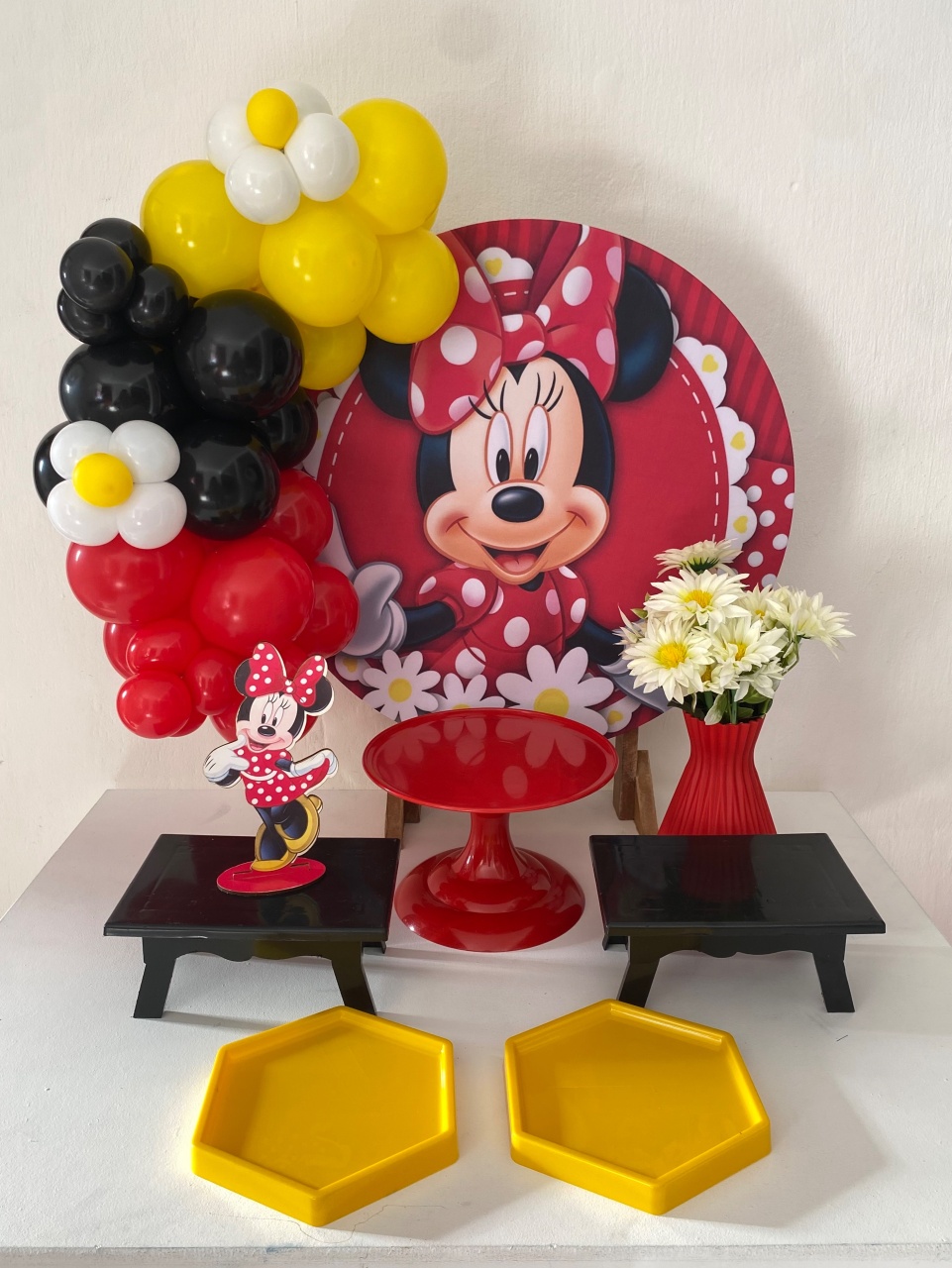 Kit 2 Só Um Bolinho - Minnie Vermelha - Criativo amor Festas e Personalizados 
