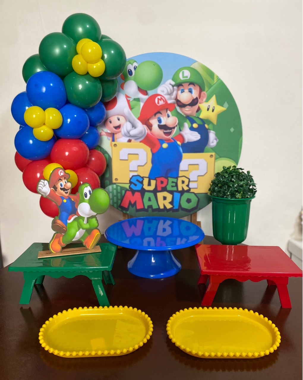 Kit 2 Só O Bolinho - Super Mario E Luigi - Criativo amor Festas e Personalizados 