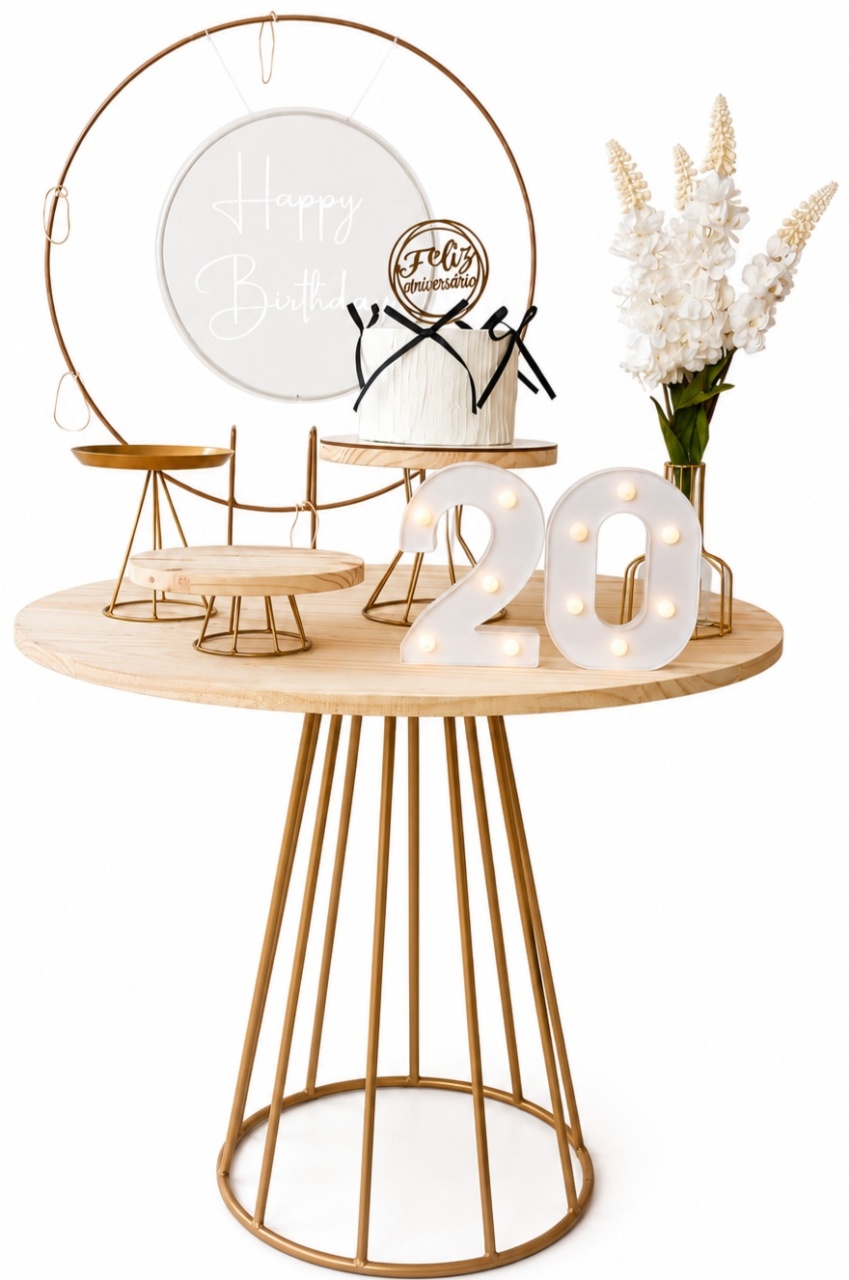 Kit Minimalista - Preto E Dourado - MARQUEZZA