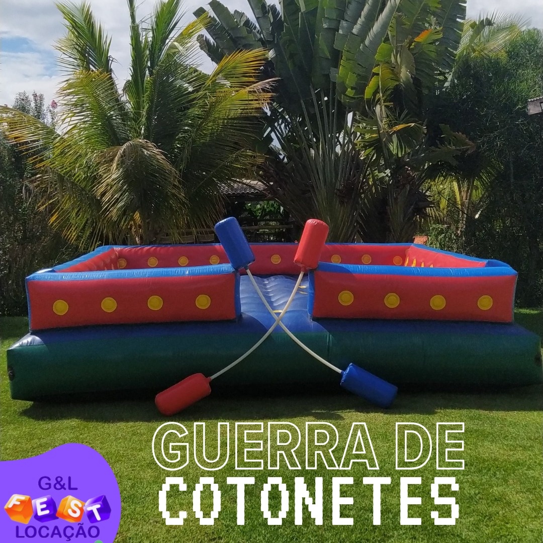 Guerra de Cotonetes - Inflável 4,0M X 4,0M - MILLENYLIMA