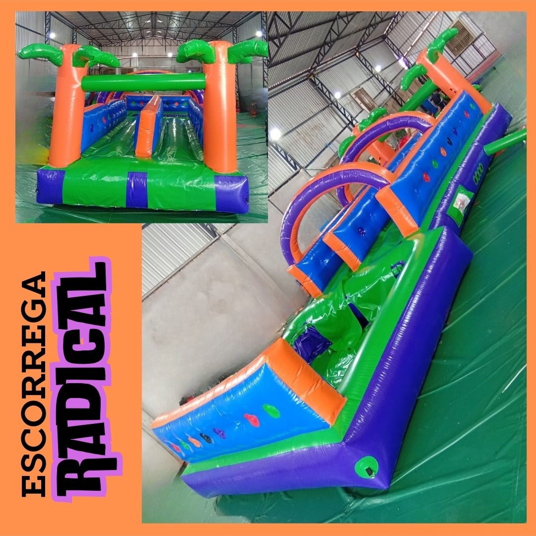Escorrega Radical Duplo (C8,0M X L3.5M X A2,3M) - MILLENYLIMA