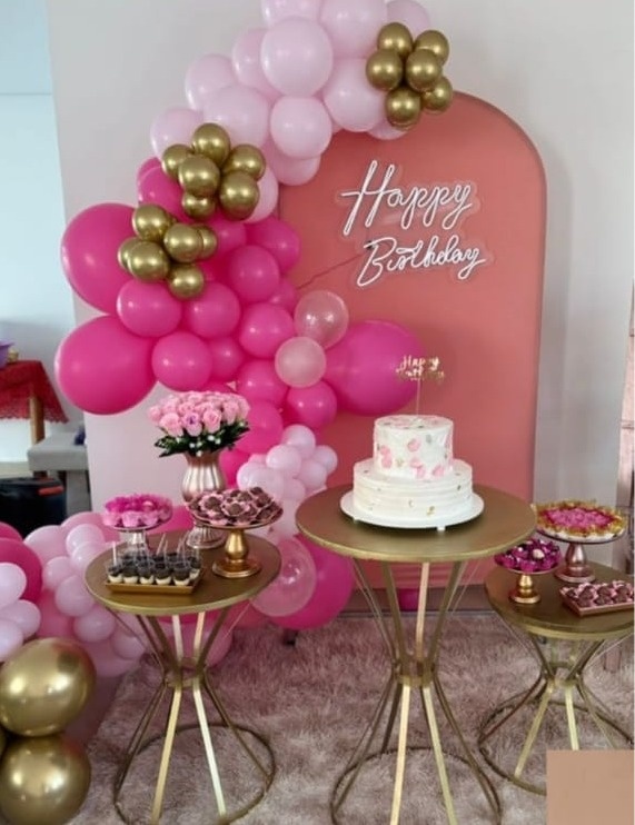 Kit Adulto Rosé/ Dourado  - Bruna Pacheco locações & decorações