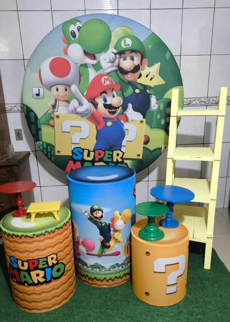 Mário Bros Tam P  - Bruna Pacheco locações & decorações