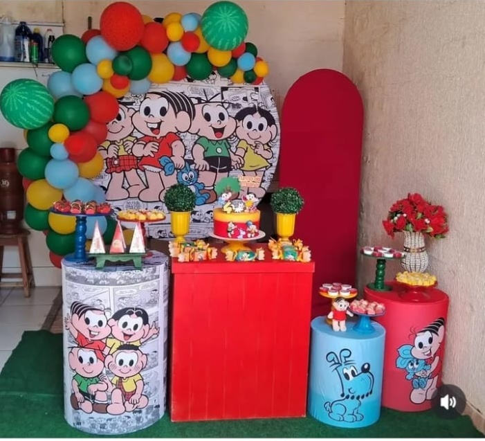 Kit Turma da Mônica M - Bruna Pacheco locações & decorações