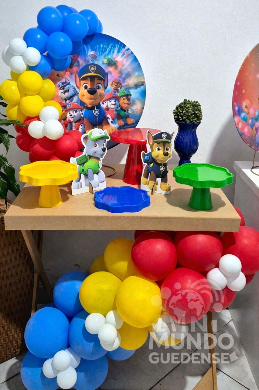 Kit Na Mesa Patrulha Canina - Mini Mundo Guedense