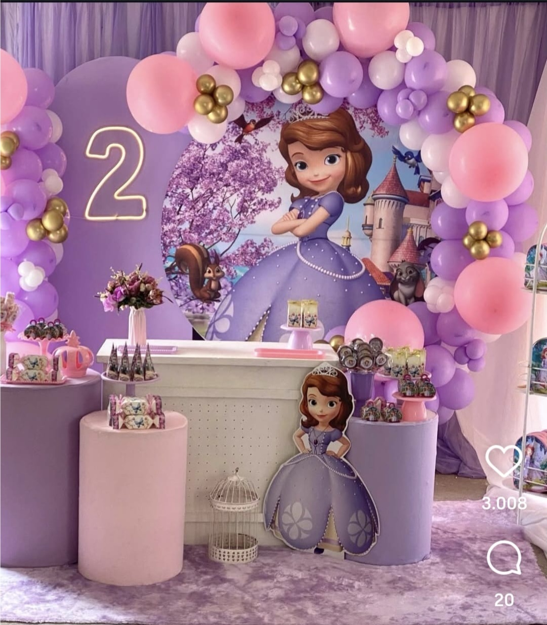 Composição Princesa Sofia - Mini Mundo Guedense