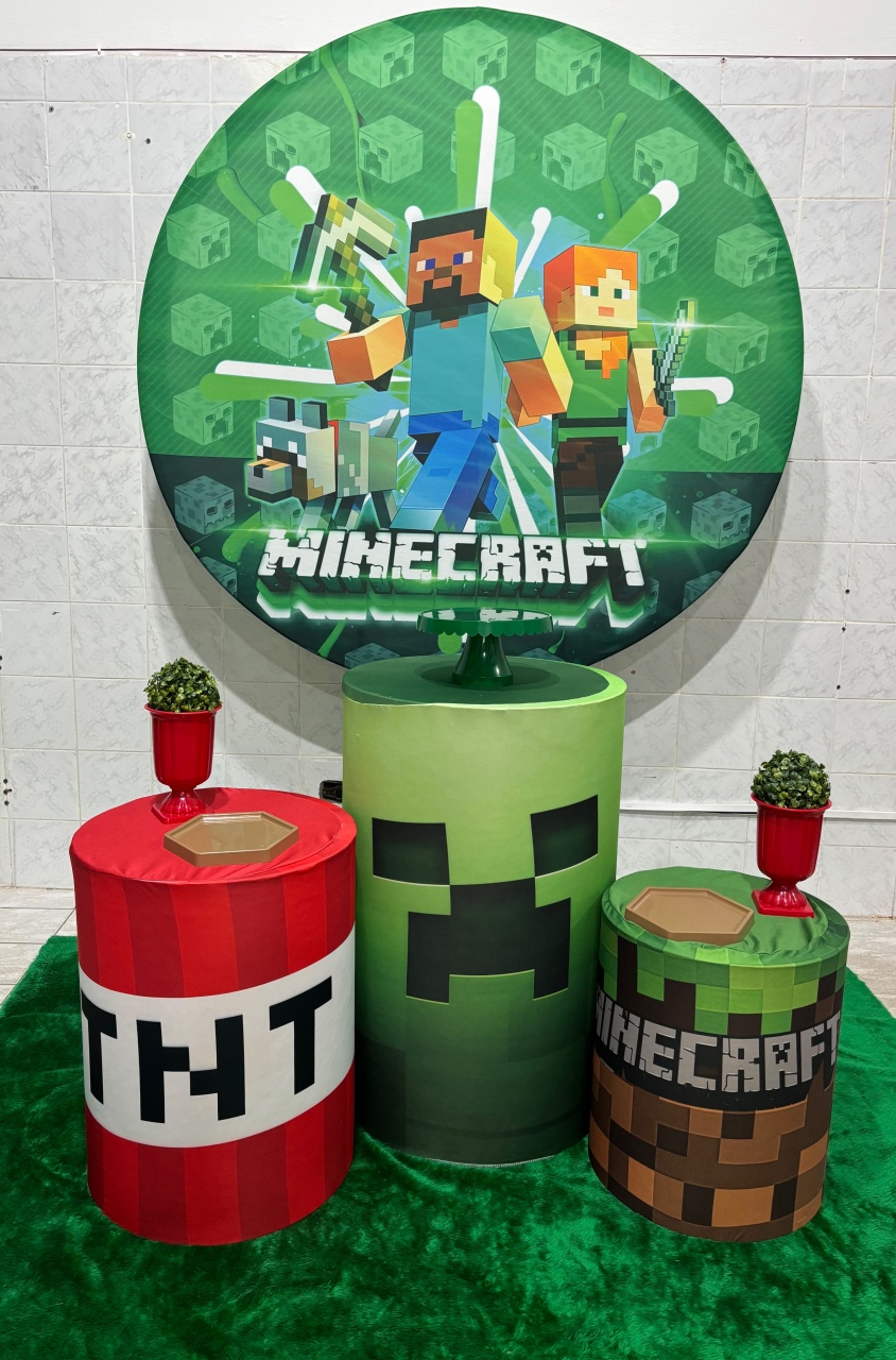 Minecraft (Kit Bronze) - Antonella Decorações