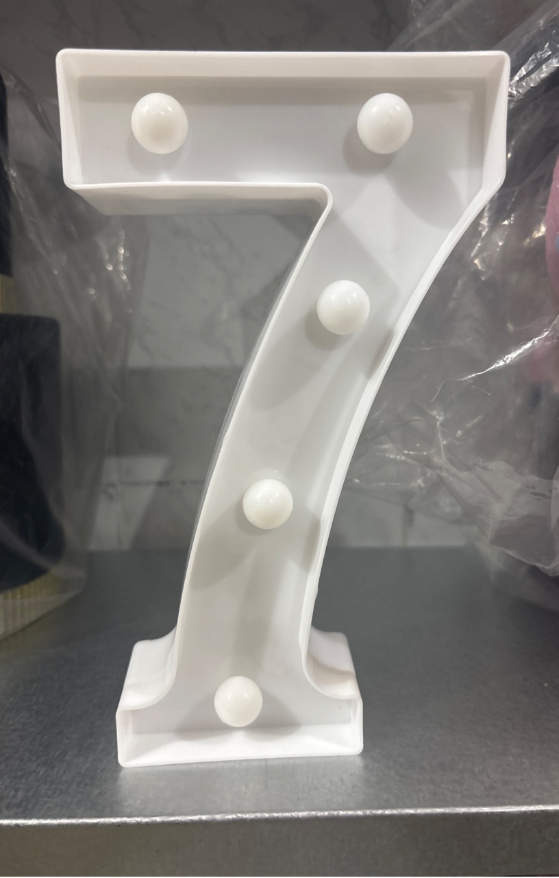 Número 7 de Led - Antonella Decorações