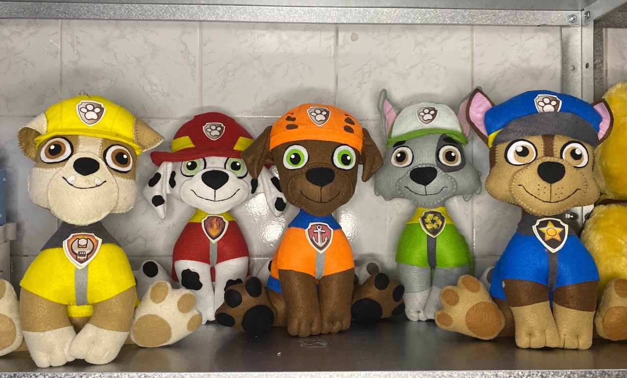 Kit Feltro Patrulha Canina  - Antonella Decorações