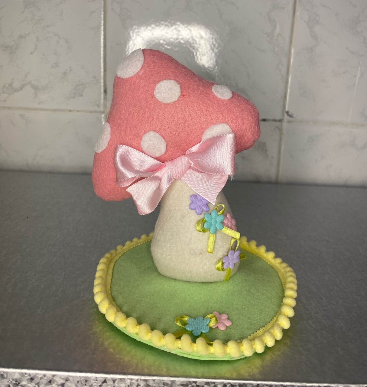 Mini Cogumelo Feltro  - Antonella Decorações