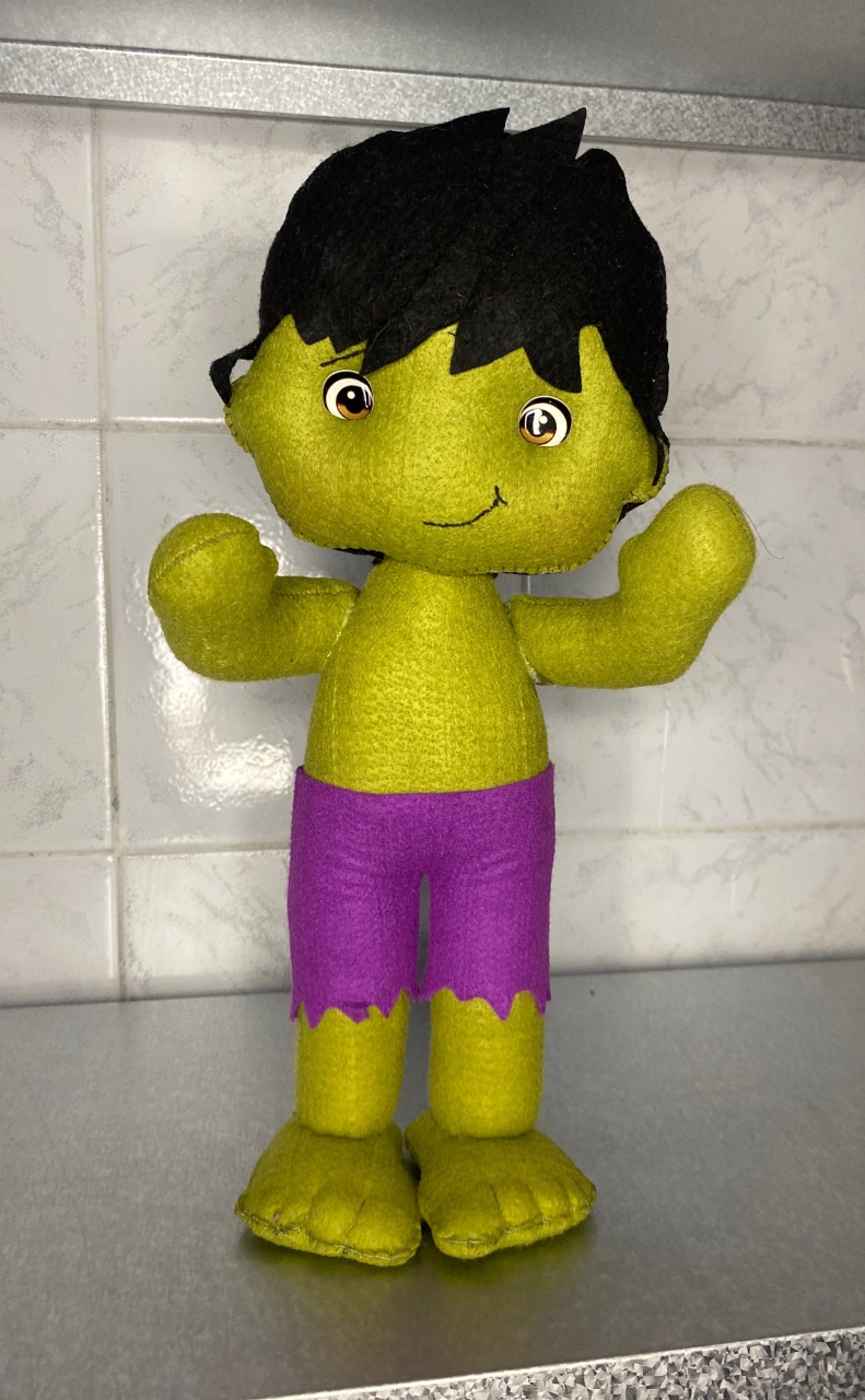 Hulk Feltro - Antonella Decorações