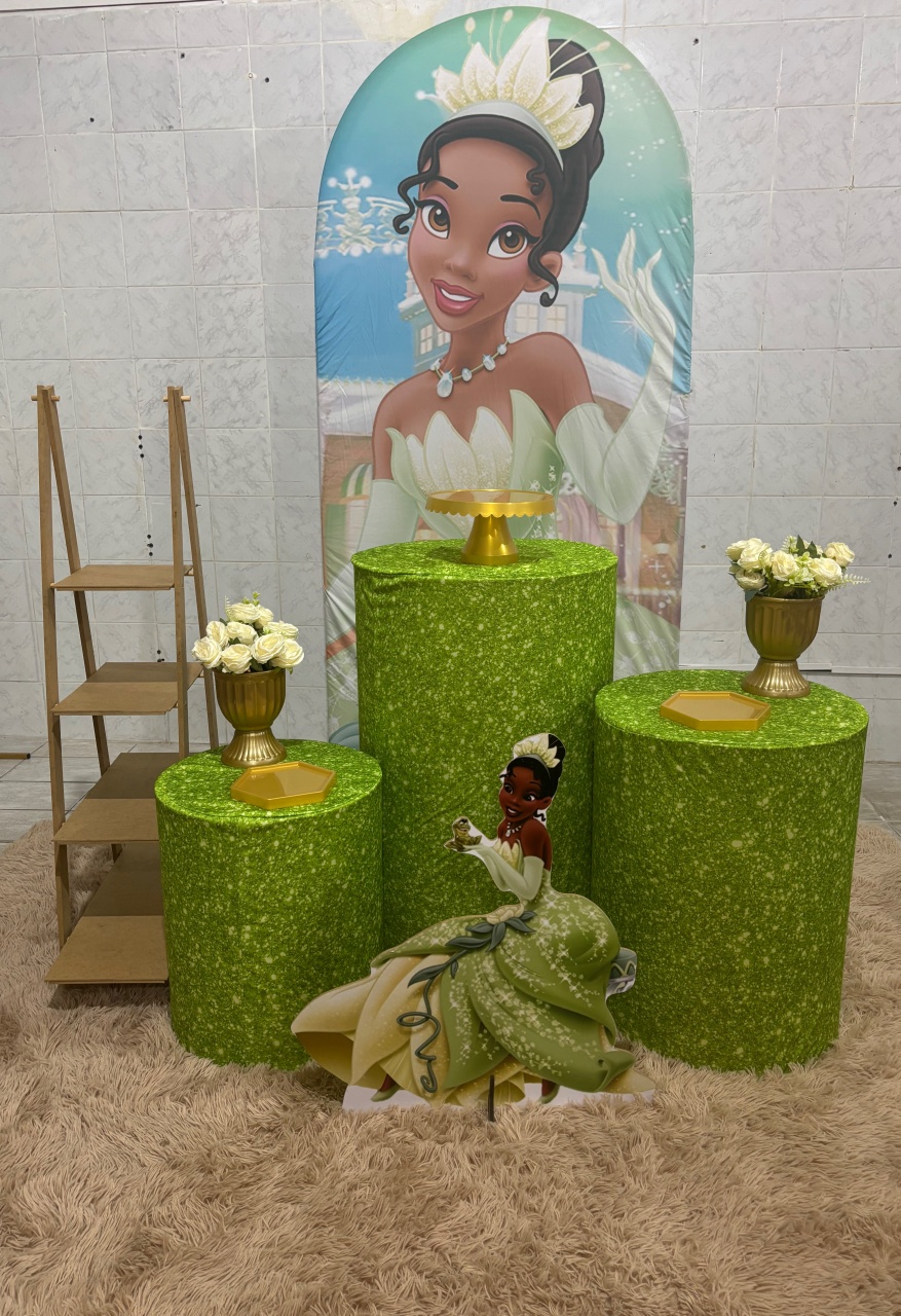 Princesa E O Sapo (Kit Prata) - Antonella Decorações