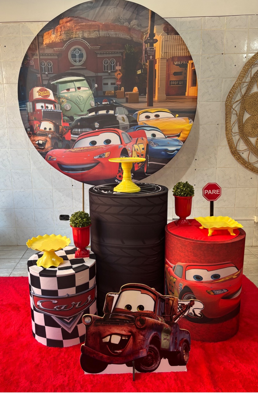 Carros Kit Prata - Antonella Decorações
