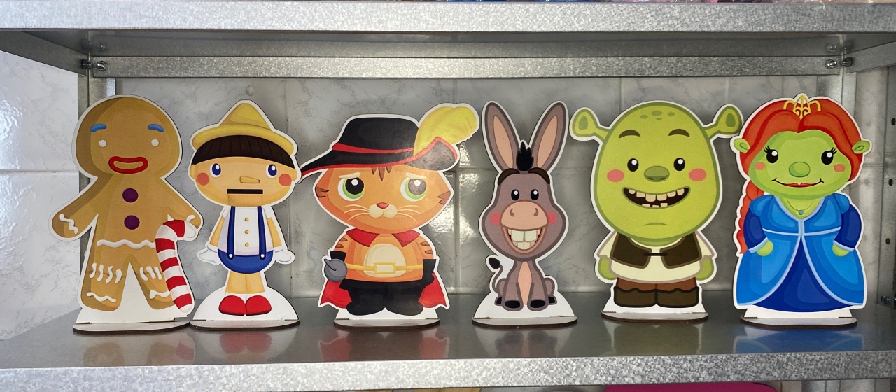 Kit Display Shrek Cute  - Antonella Decorações