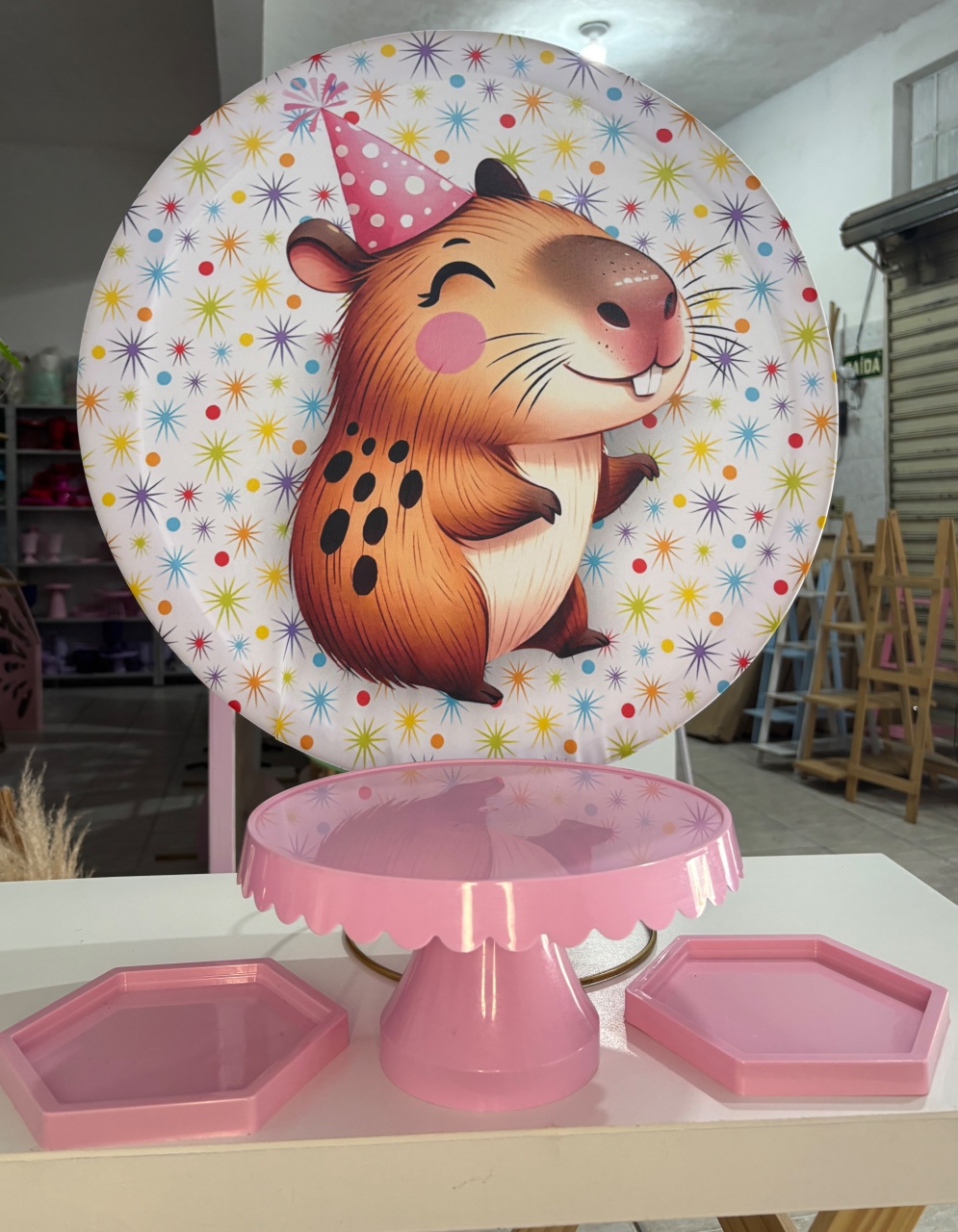 Decoração de Mesa Capivara - Antonella Decorações