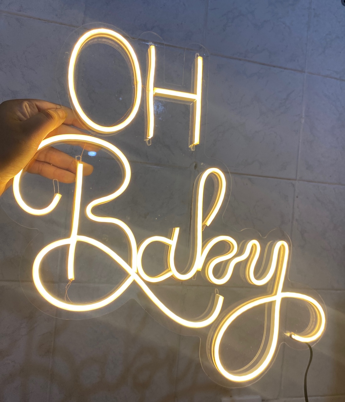 Oh Baby Led (Branco Quente) - Antonella Decorações