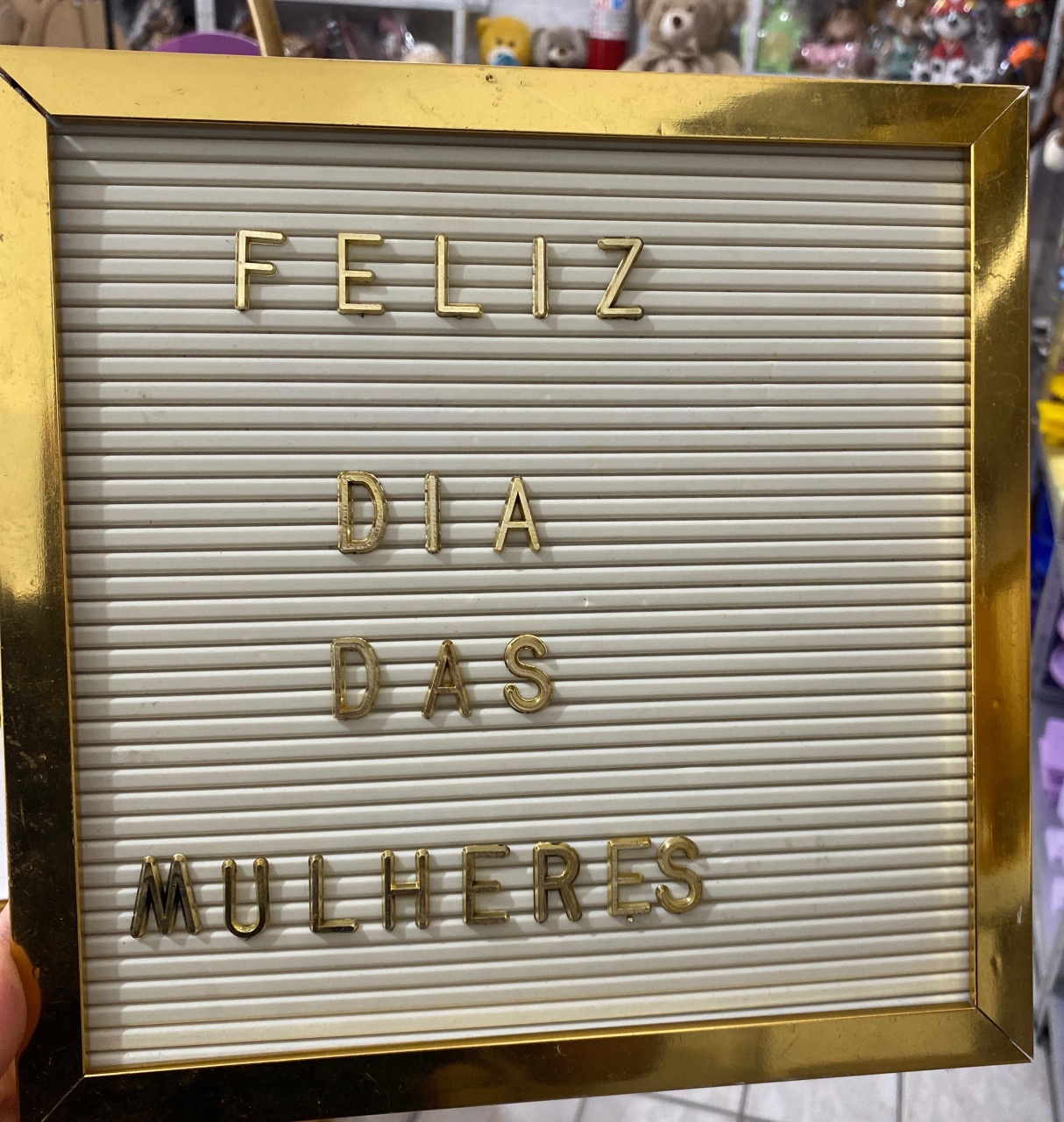 Letreiro Dourado  - Antonella Decorações