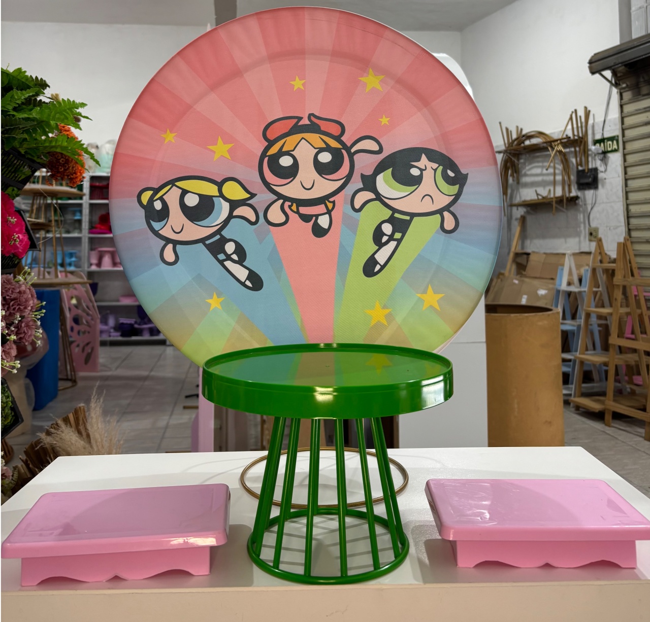 Decoração de Mesa Meninas Super Poderosas  - Antonella Decorações
