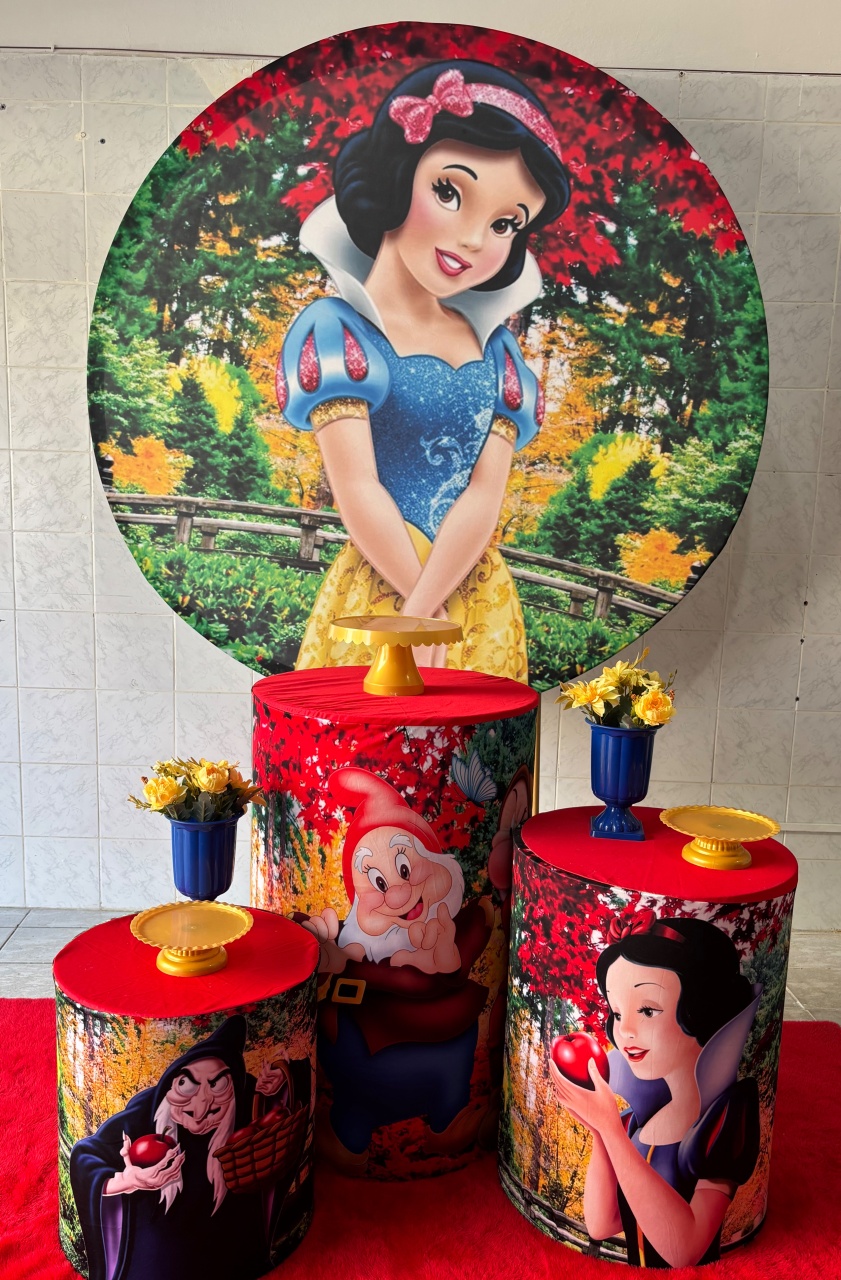 Branca de Neve (Kit Prata) - Antonella Decorações