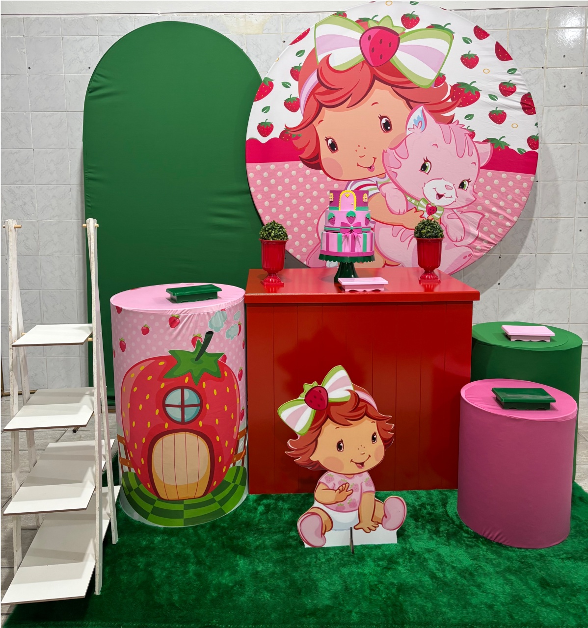 Moranguinho Baby (Kit Ouro) - Antonella Decorações