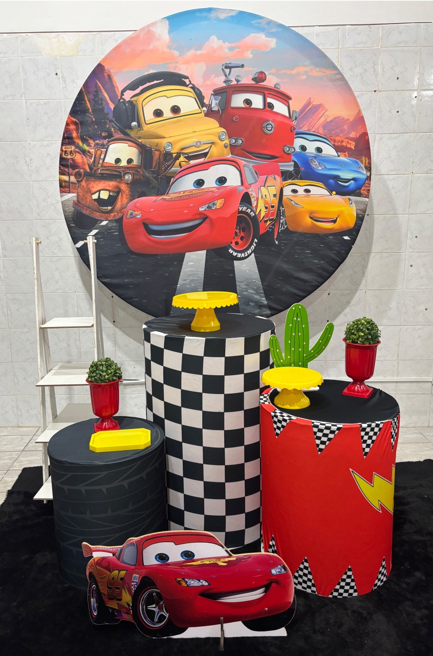 Carros (Kit Prata) - Antonella Decorações
