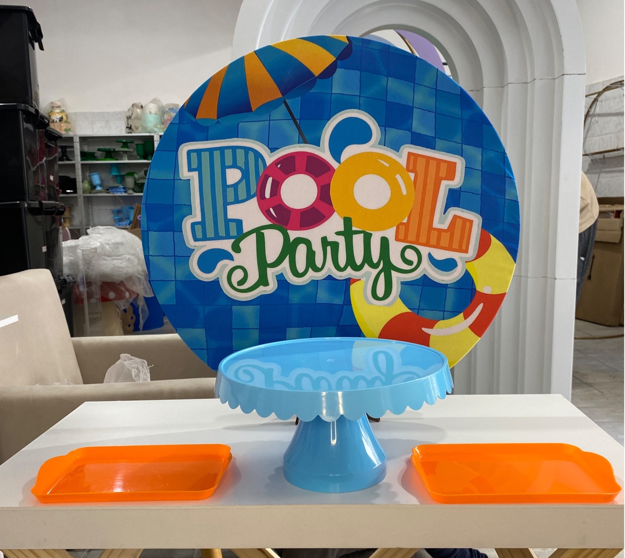 Decoração de Mesa Pool Party - Antonella Decorações