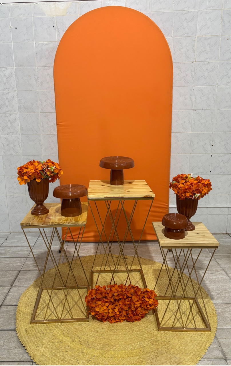 Laranja Com Flores - Antonella Decorações