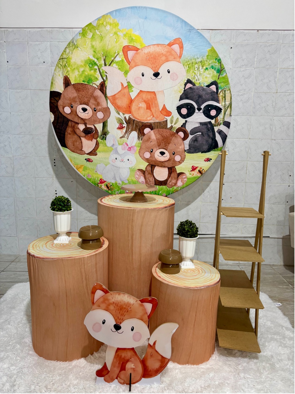 Bosque (Kit Prata) - Antonella Decorações