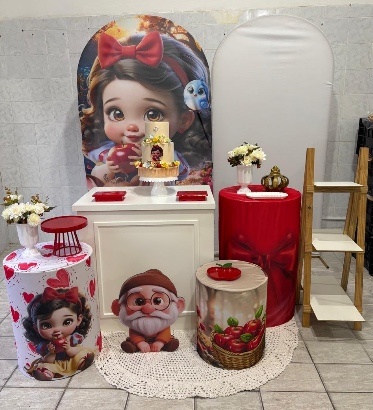 Branca de Neve Baby (Kit Ouro ) - Antonella Decorações