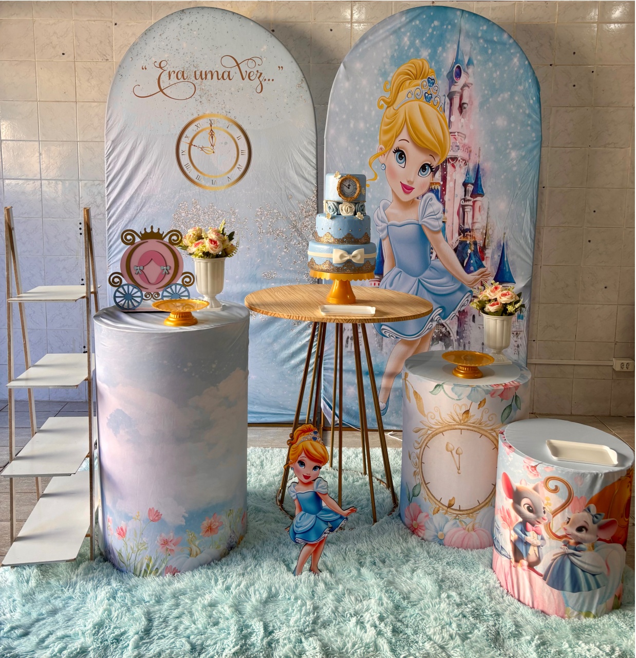 Cinderela Baby (Kit Ouro) - Antonella Decorações