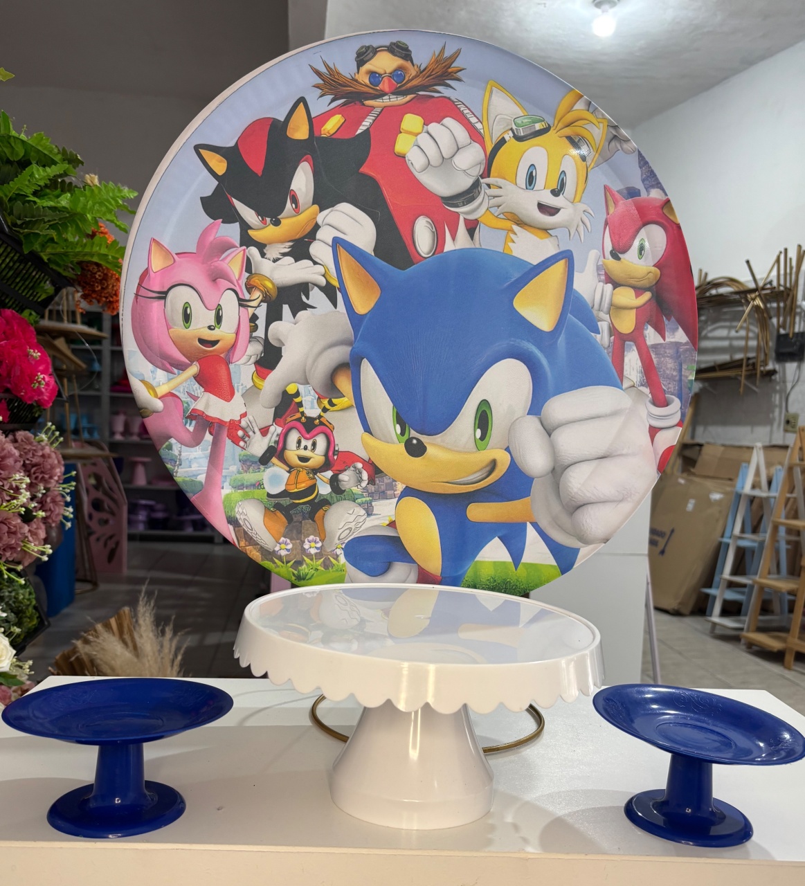 Decoração de Mesa Sonic - Antonella Decorações