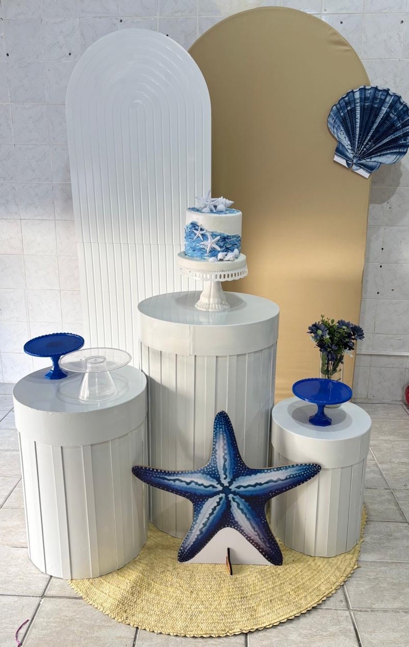 Oceano Branco E Areia  - Antonella Decorações