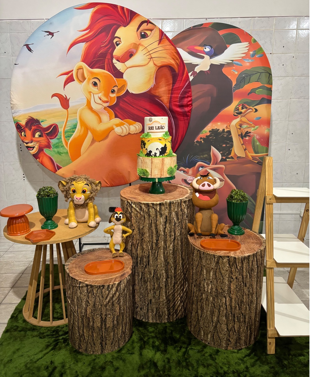 Rei Leao Kit Ouro - Antonella Decorações