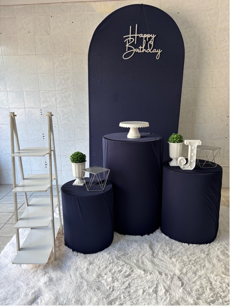 Azul Marinho (Kit Prata) - Antonella Decorações
