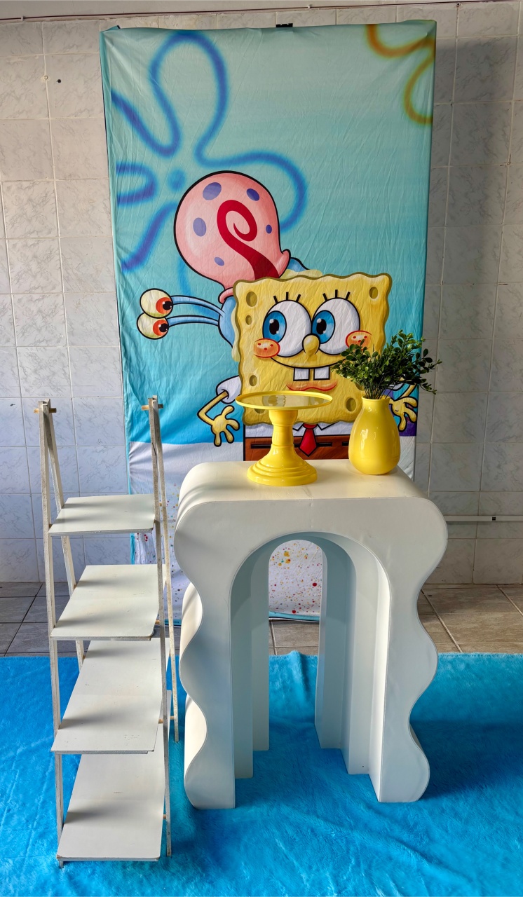 Bob Esponja Painel Retangular - Antonella Decorações