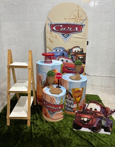 Carros Disney (Kit Prata) - Antonella Decorações