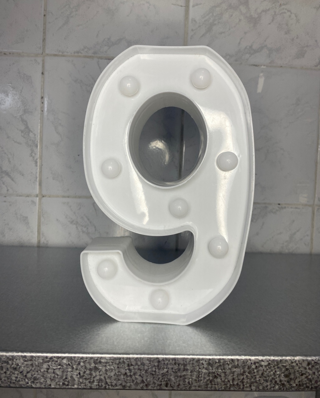 Número 9 de Led - Antonella Decorações