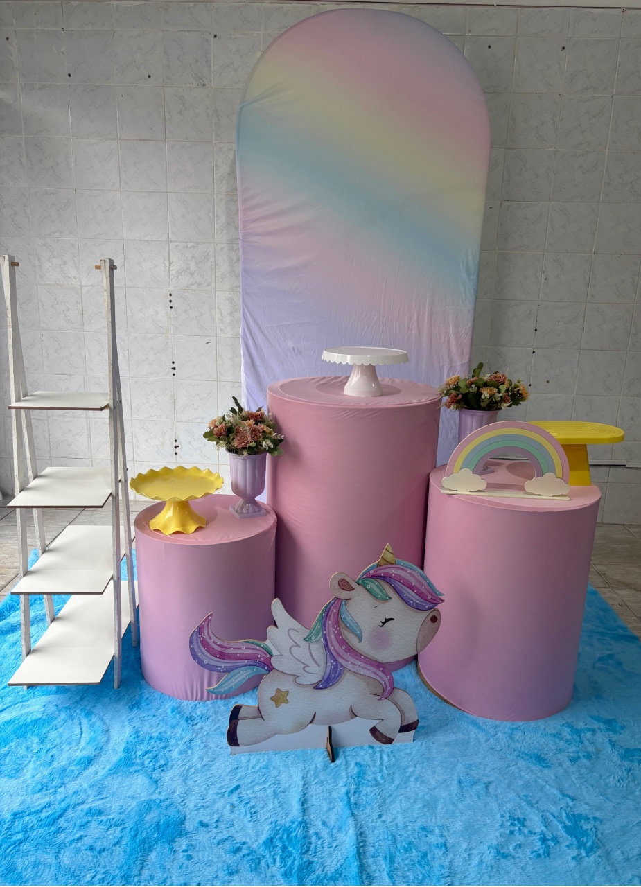 Unicórnio (Kit Prata) - Antonella Decorações