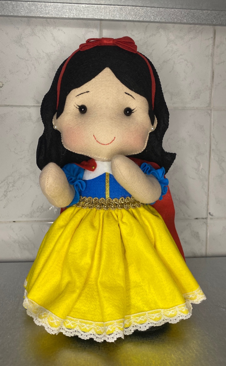 Branca de Neve Feltro  - Antonella Decorações