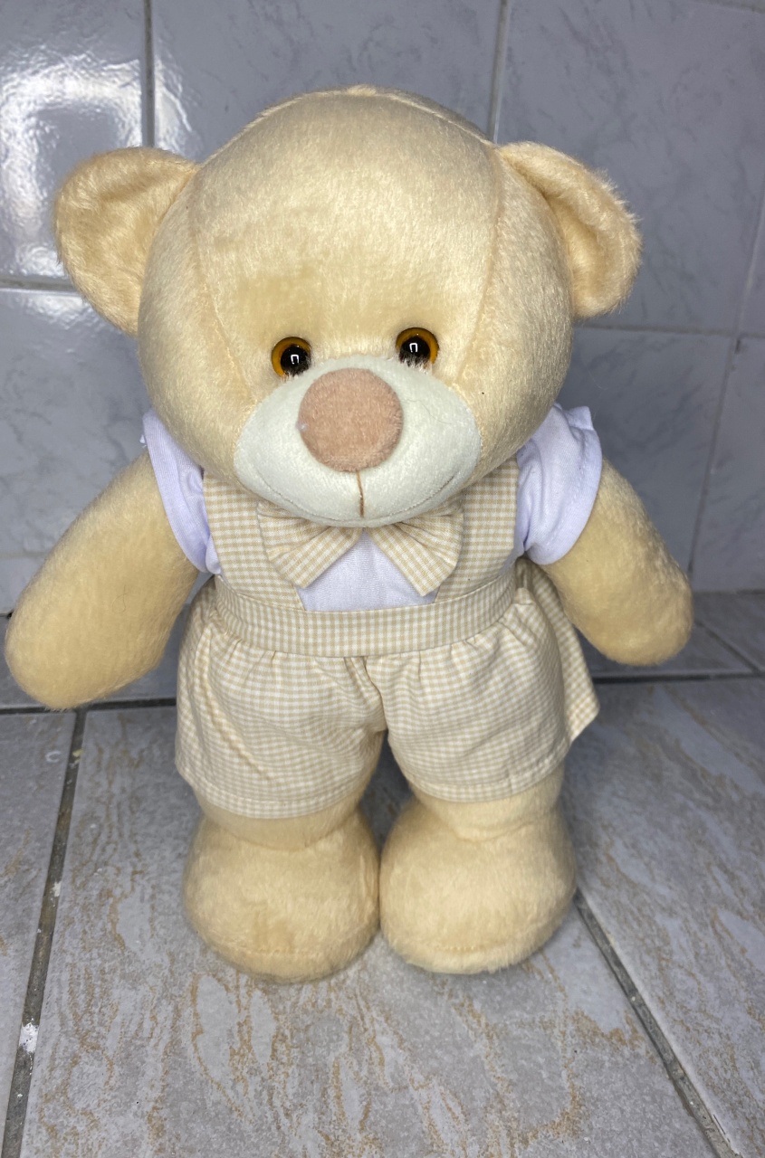 Ursinho Brando E Bege  - Antonella Decorações