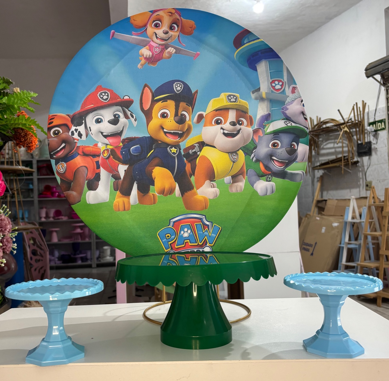 Decoração de Mesa Patrulha Canina  - Antonella Decorações