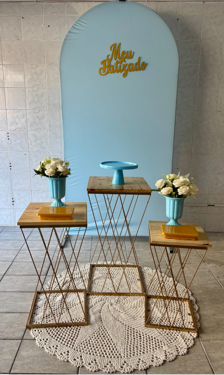 Meu Batizado Azul - Antonella Decorações