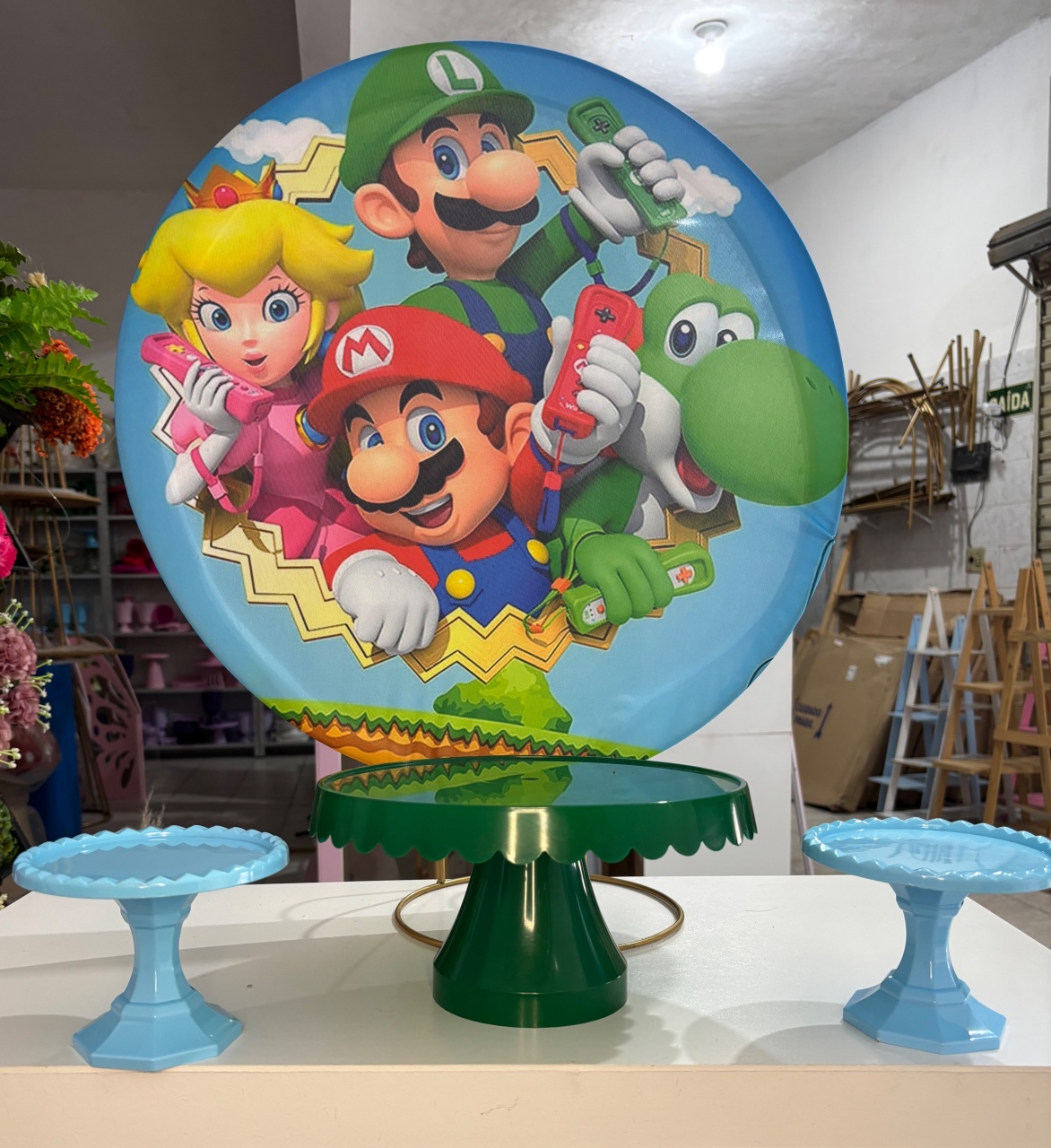Decoração de Mesa Super Mario  - Antonella Decorações