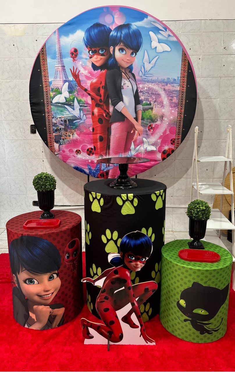 Lady Bug (Kit Prata ) - Antonella Decorações