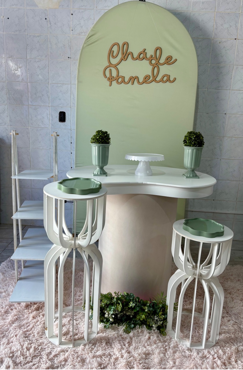 Chá de Panela Verde Menta - Antonella Decorações