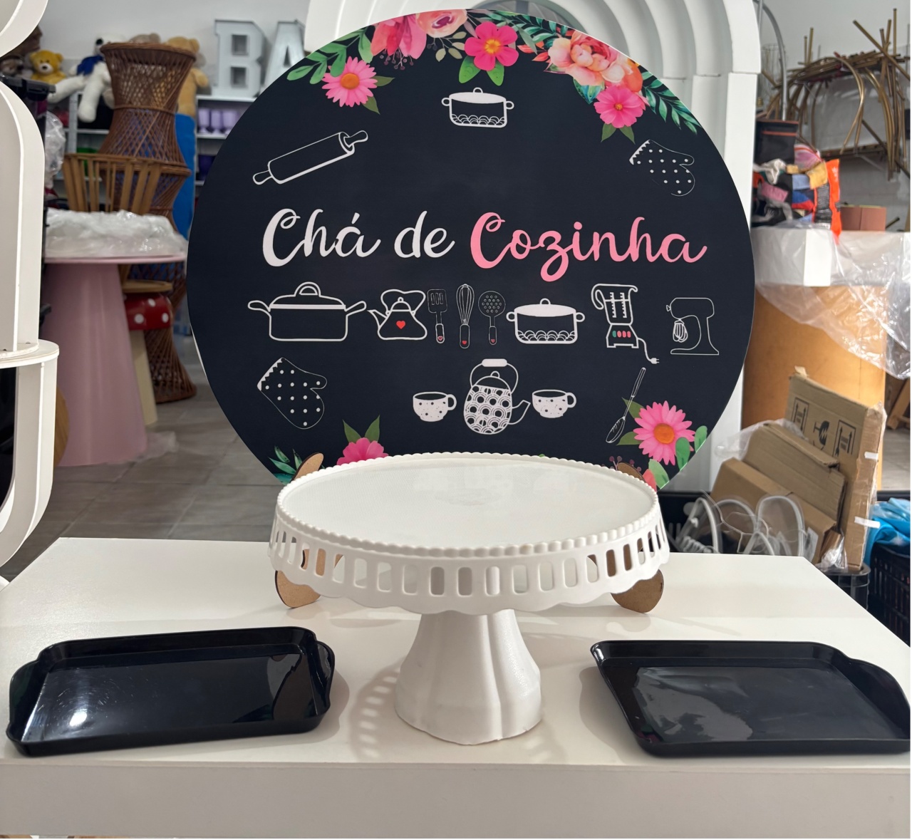Decoração de Mesa Chá de Cozinha - Antonella Decorações