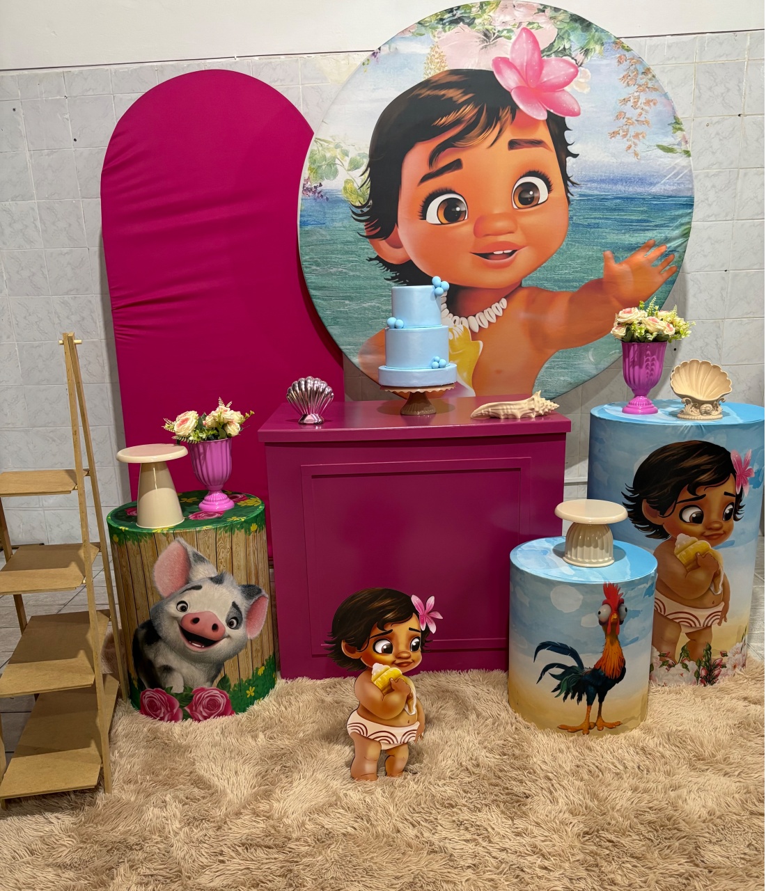 Moana Bebê (Kit Ouro) - Antonella Decorações