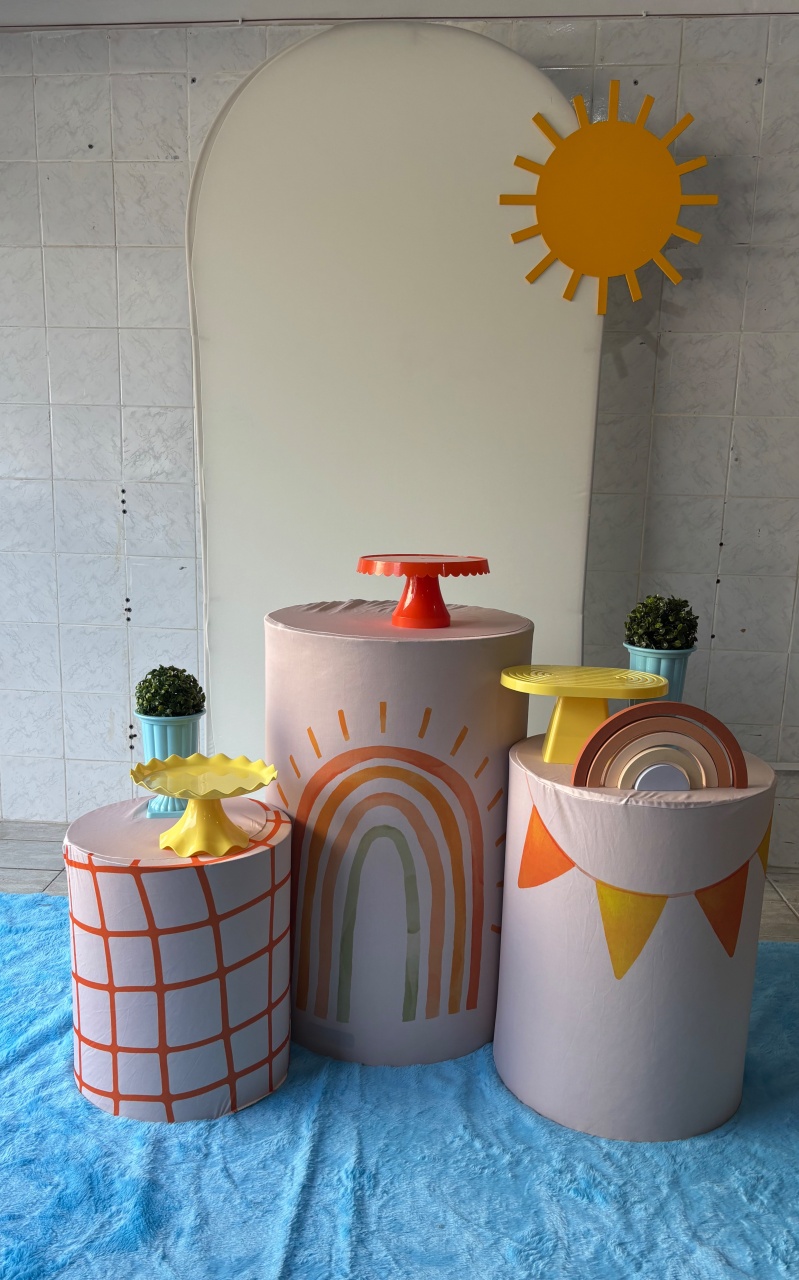 Volta Ao Sol/365 Sorrisos (Kit Prata) - Antonella Decorações