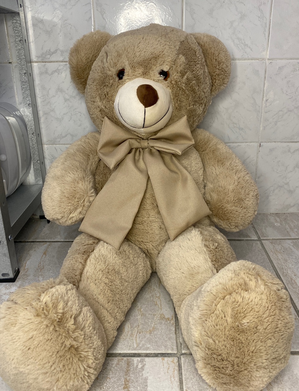 Urso G Bege  - Antonella Decorações